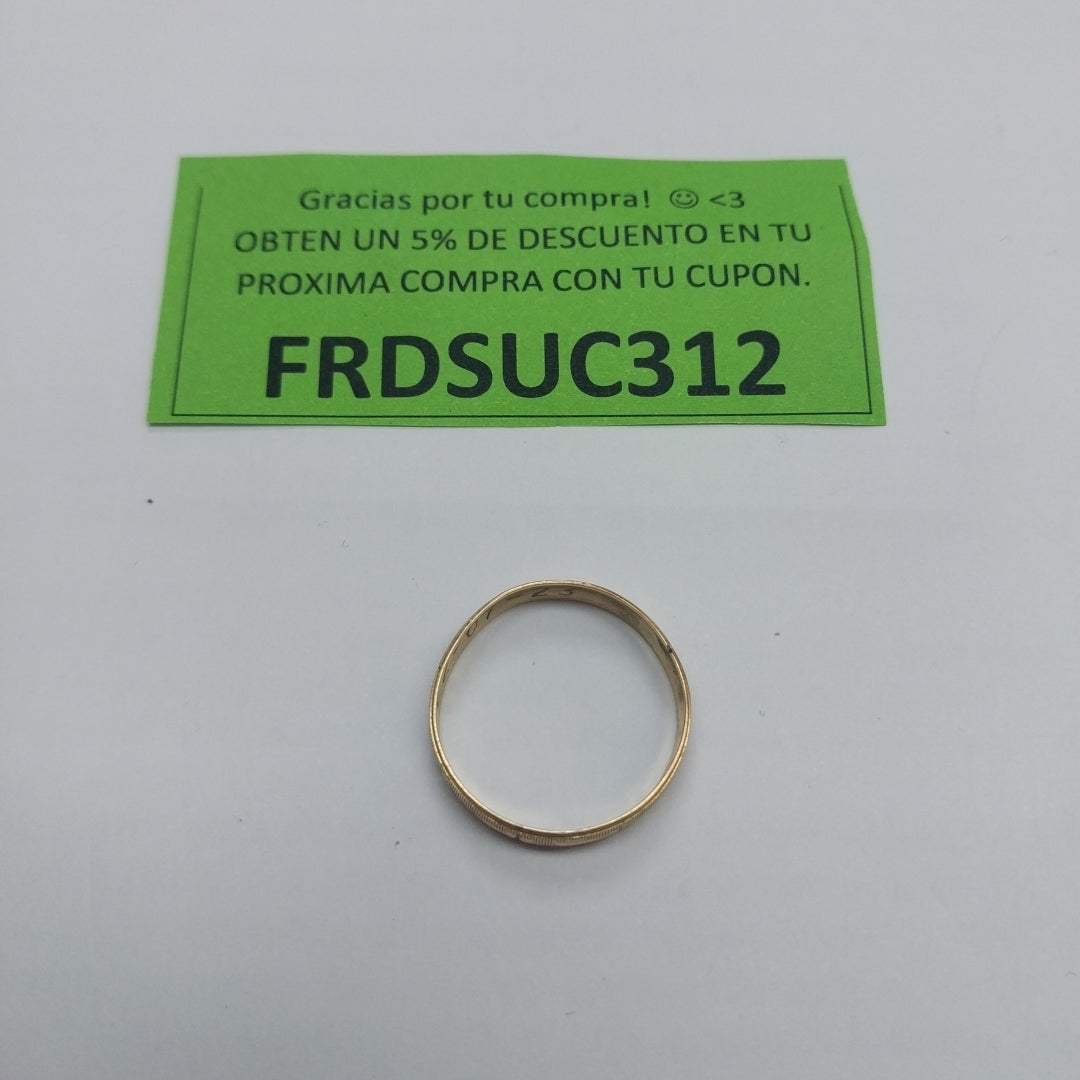 ARGOLLA ORO 8 K 1.5 GRMS (SEMINUEVO)