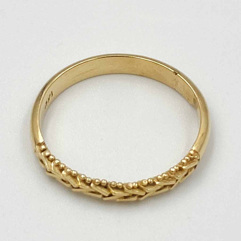 ARGOLLA ORO 14 K 2.8 GRMS (SEMINUEVO)