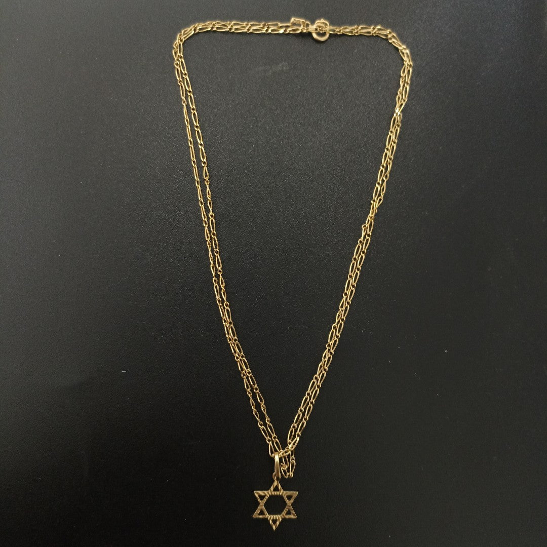 CADENA, DIJE ORO 14 K 3.2 GRMS (SEMINUEVO)