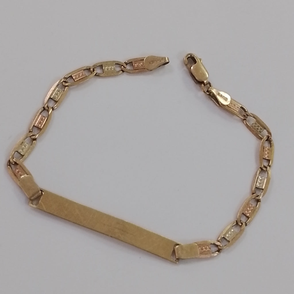 ESCLAVA ORO COMBINADO 10 K 5,20 GRMS (SEMINUEVO)