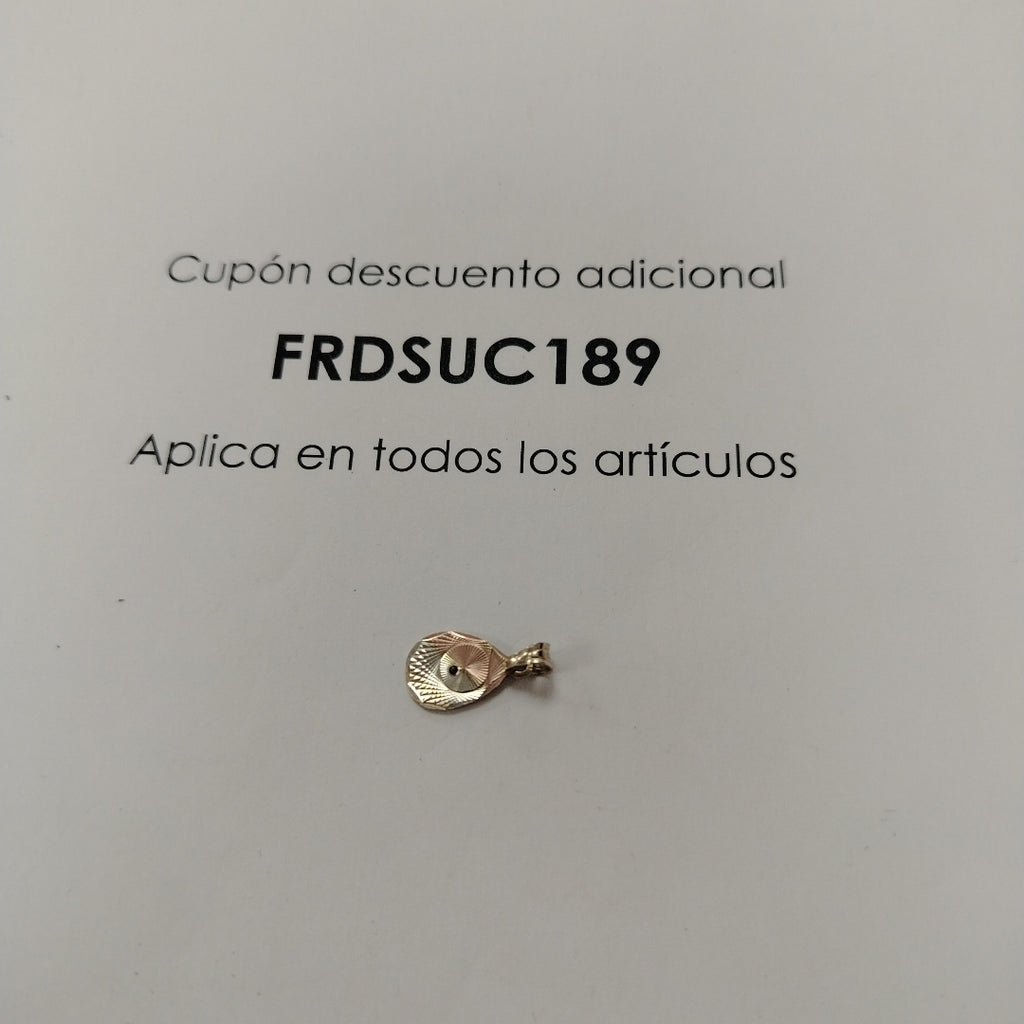 DIJE ORO 10 K 0.6 GRMS (SEMINUEVO)