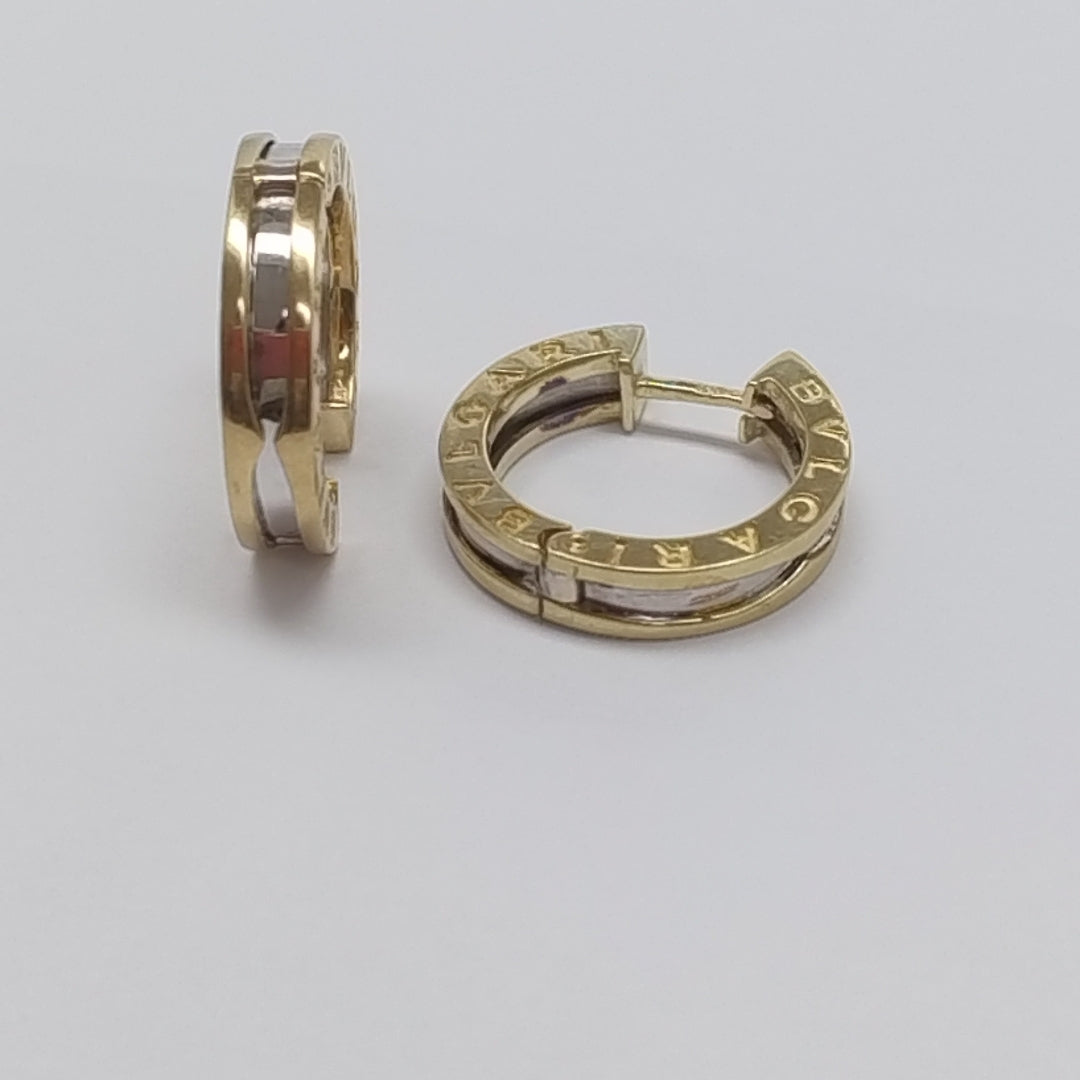 ARRACADAS PAR ORO COMBINADO 14 K 11,00 GRMS (SEMINUEVO)