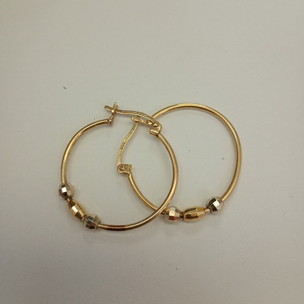 ARRACADAS PAR ORO COMBINADO 10 K 2,00 GRMS (SEMINUEVO)