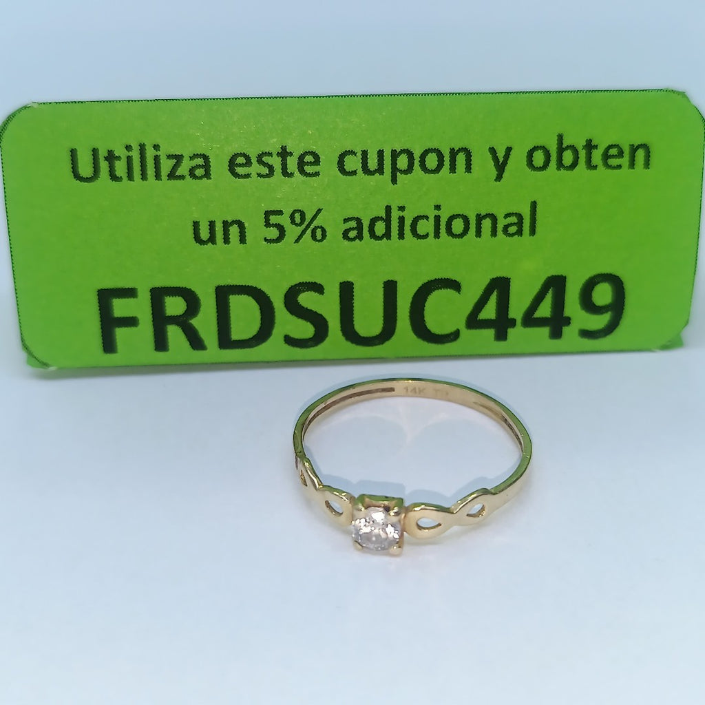 ANILLITO ORO 14 K 0.9 GRMS (SEMINUEVO)