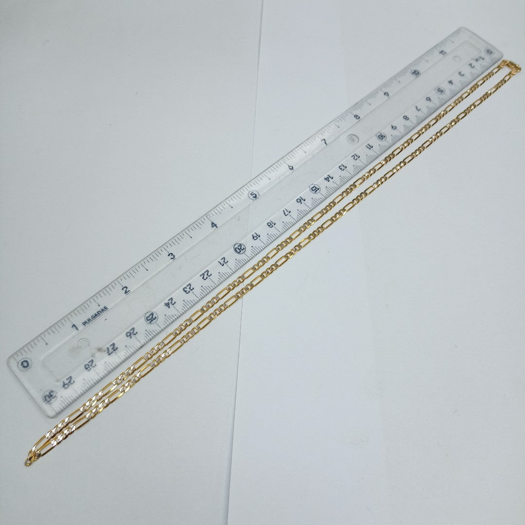 CADENA ORO, RODIADO 14 K 7.7 GRMS (SEMINUEVO)
