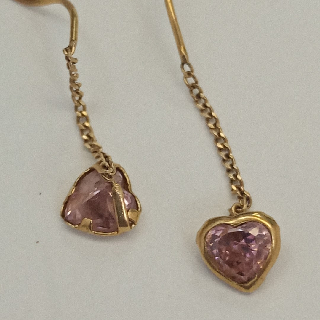 ARETES PAR ORO 10 K 1,00 GRMS (SEMINUEVO)