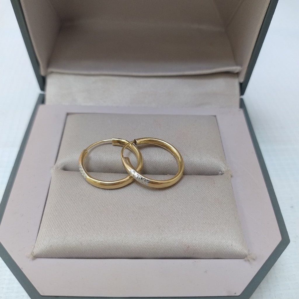 ARRACADAS PAR ORO 14 K 1.4 GRMS (SEMINUEVO)