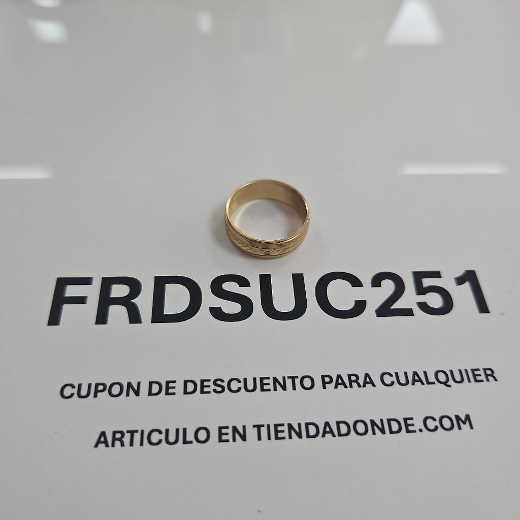 ARGOLLA ORO 10 K 2 GRMS (SEMINUEVO)