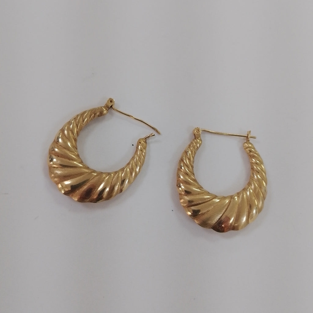 ARRACADAS PAR ORO 14 K 2,30 GRMS (SEMINUEVO)