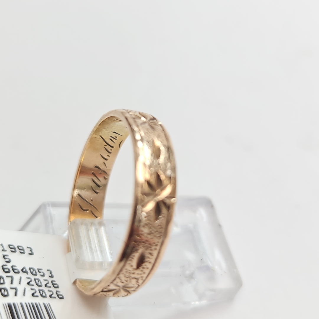 ARGOLLA ORO 8 K 3.5 GRMS (SEMINUEVO)