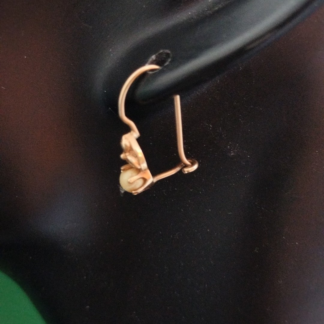 ARETES PAR ORO 8 K 1.2 GRMS (SEMINUEVO)