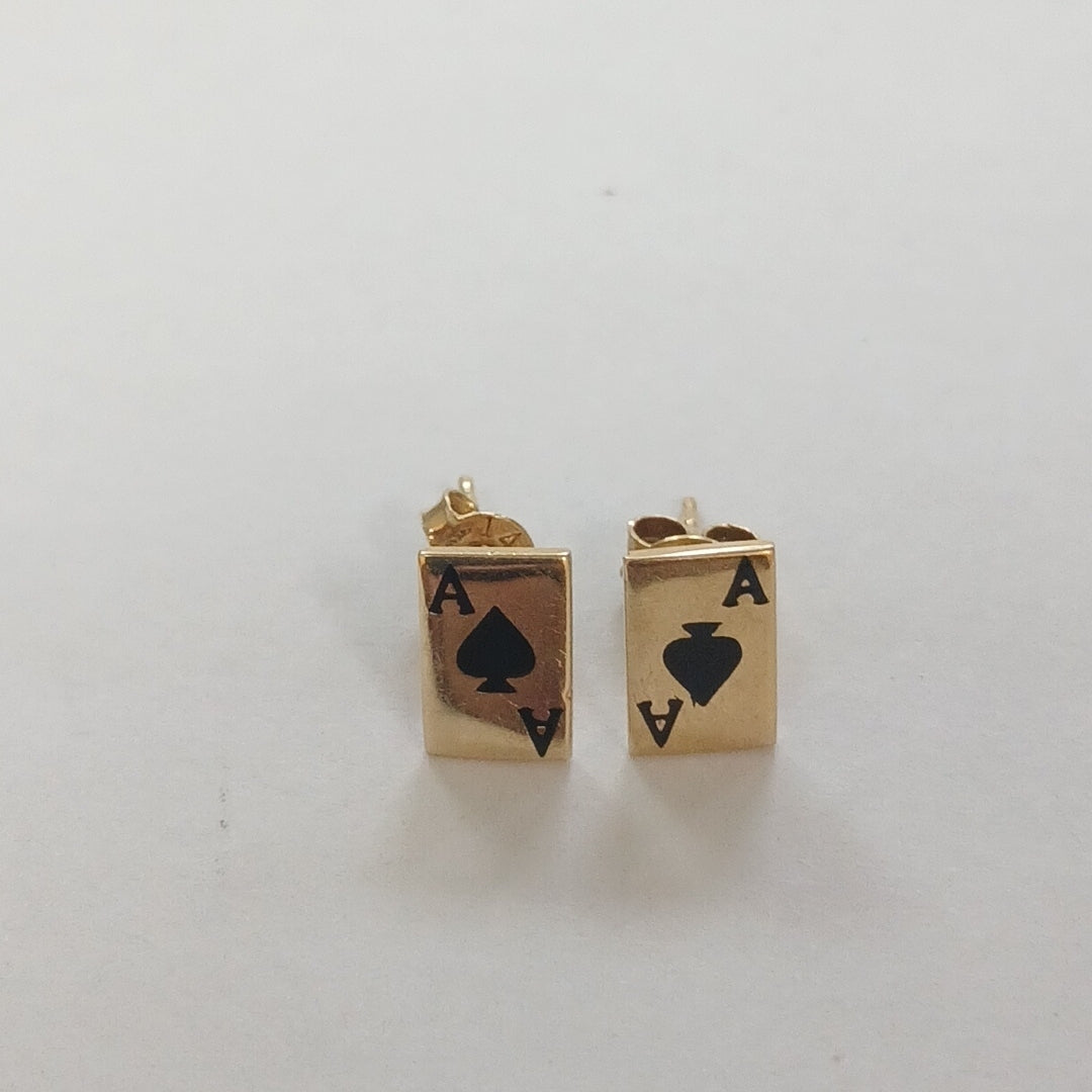 BROQUELES PAR ORO 14 K 0.8 GRMS (SEMINUEVO)