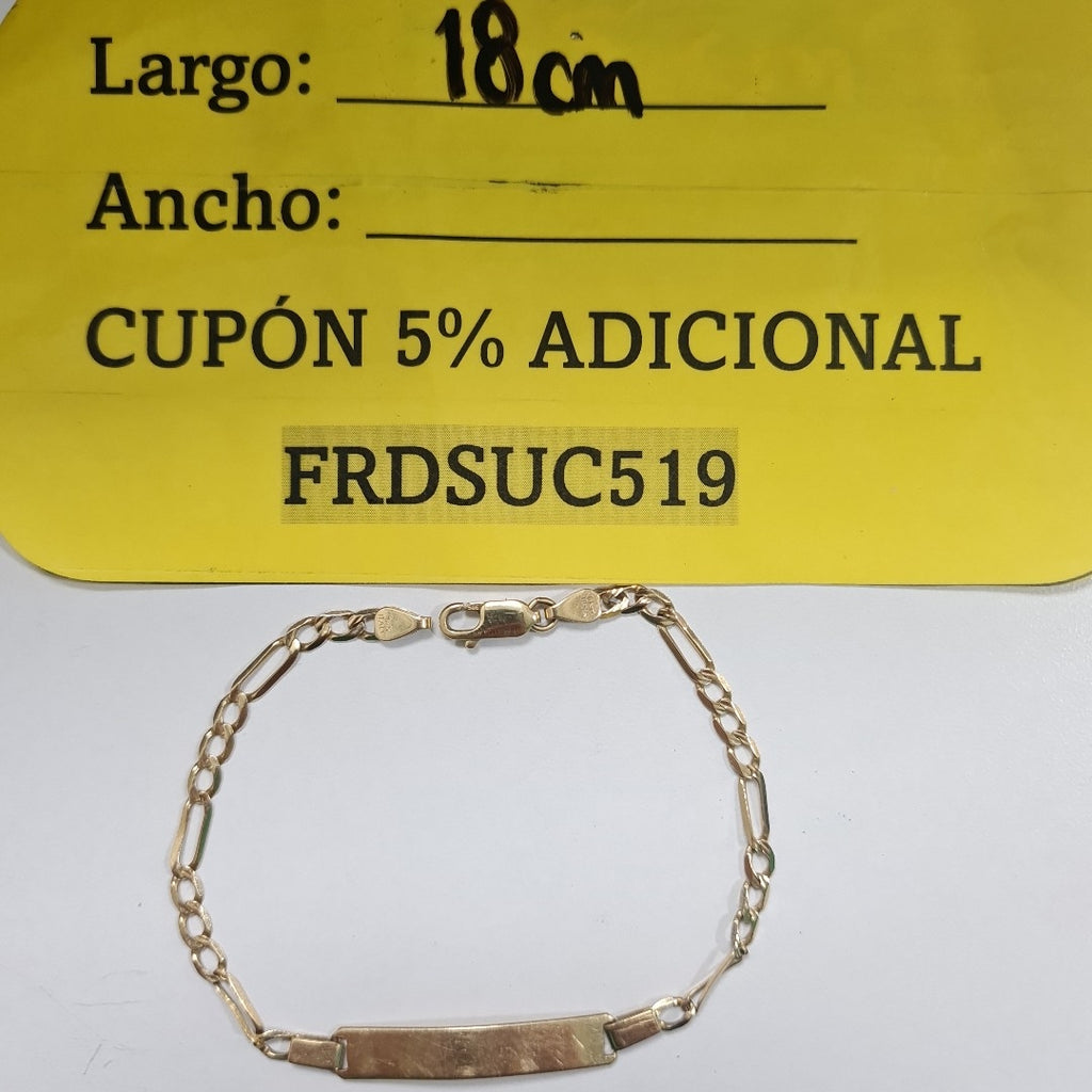 ESCLAVA ORO 14 K 4.7 GRMS (SEMINUEVO)