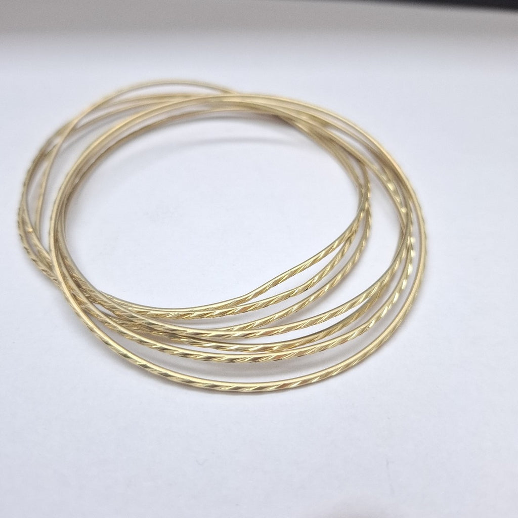 SEMANARIO DE ARGOLLAS ORO 14 K 15.4 GRMS (SEMINUEVO)