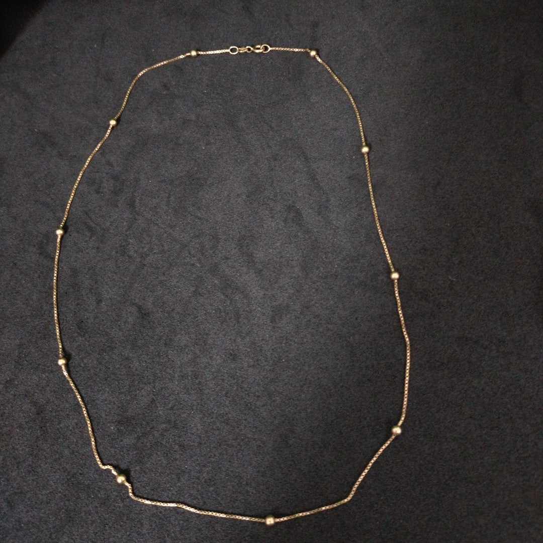 GARGANTILLA ORO 14 K 3.3 GRMS (SEMINUEVO)
