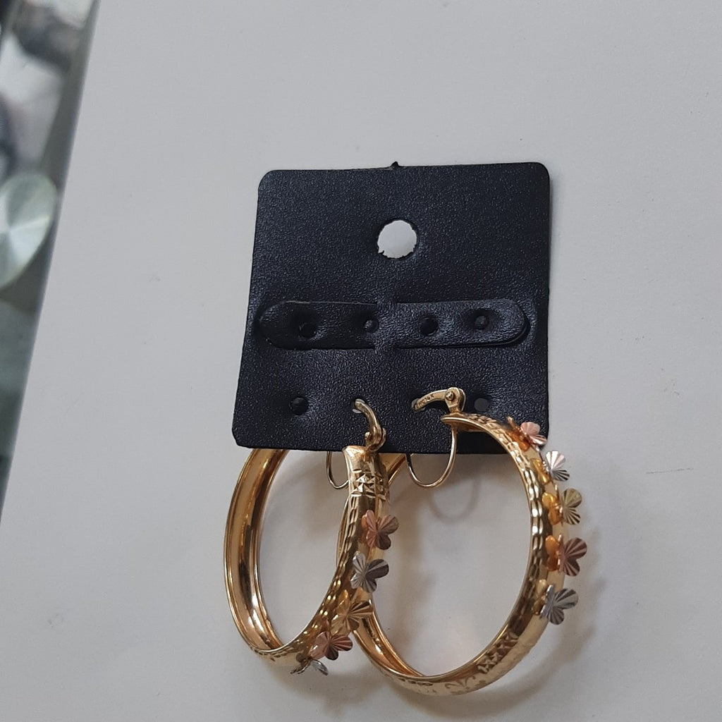 ARRACADAS PAR ORO 14 K 4,80 GRMS (SEMINUEVO)