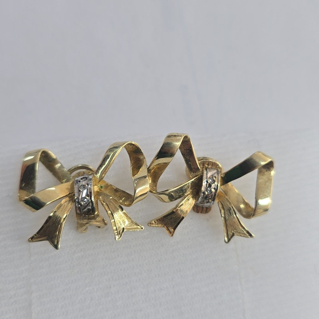 ARETES PAR ORO 14 K 7,00 GRMS (SEMINUEVO)