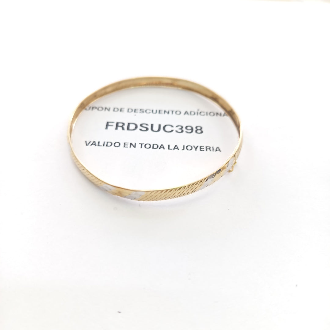 PULSERA RIGIDA ORO 14 K 4.1 GRMS (SEMINUEVO)