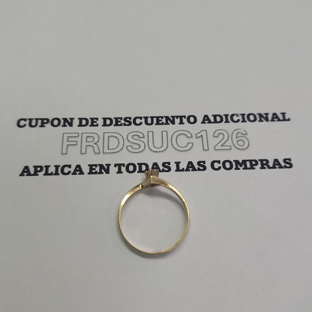 SOLITARIO ORO 14 K 1.5 GRMS (SEMINUEVO)