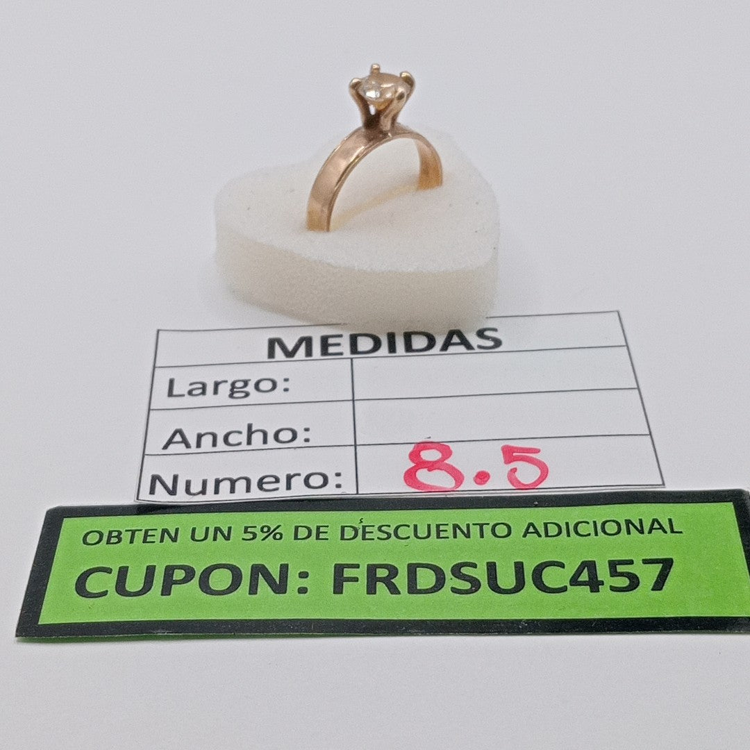 SOLITARIO ORO 10 K 3,60 GRMS (SEMINUEVO)