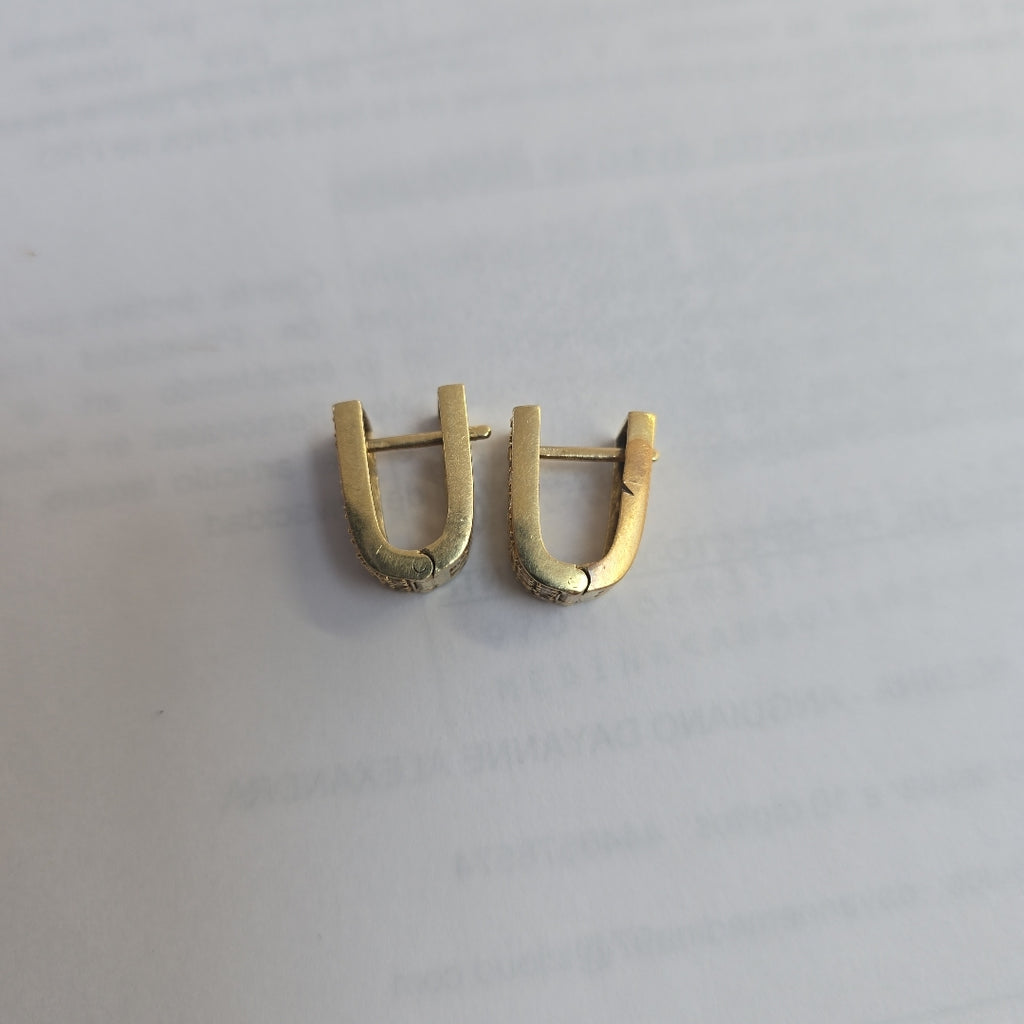 ARETES PAR ORO 14 K 5,20 GRMS (SEMINUEVO)