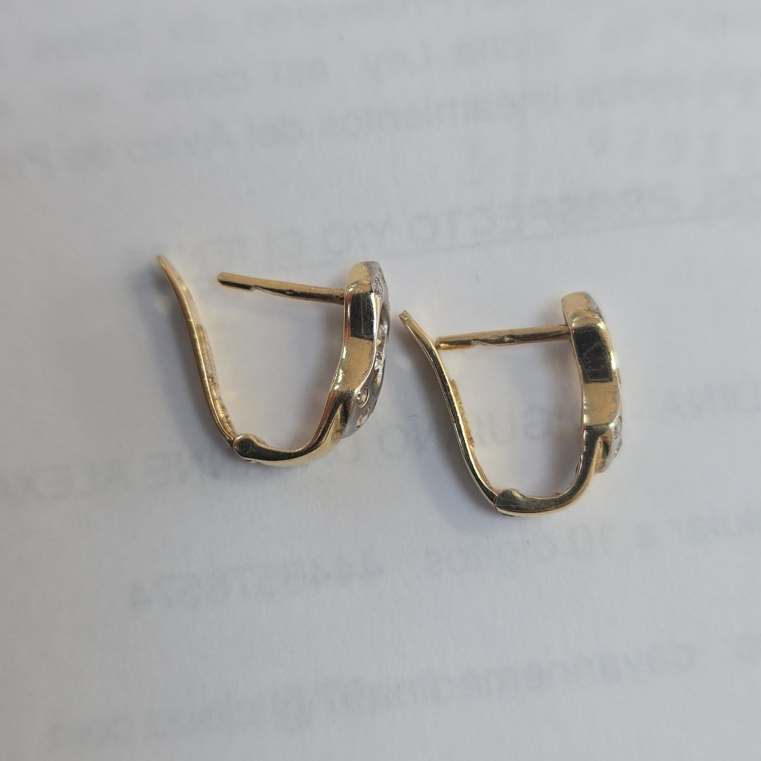 ARETES PAR ORO 14 K 3,00 GRMS (SEMINUEVO)
