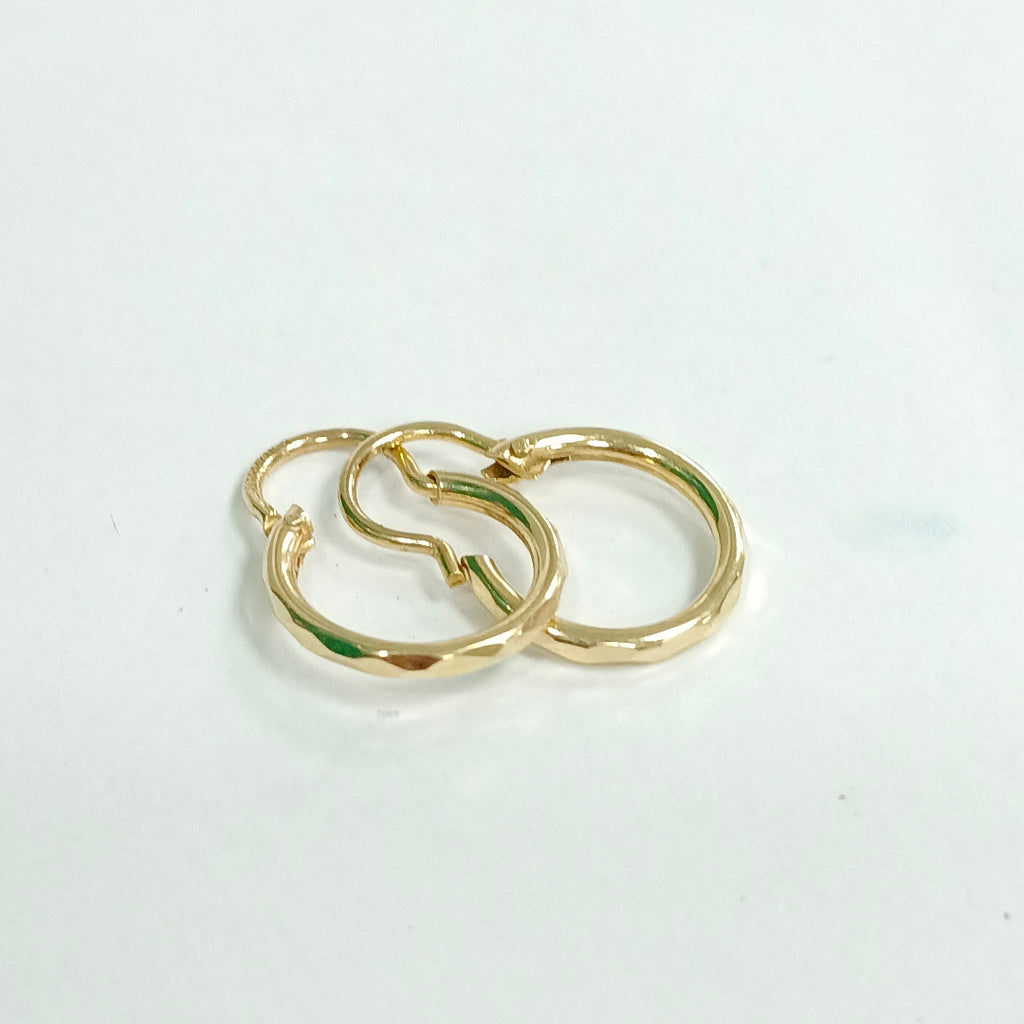 ARRACADAS PAR ORO 14 K 0.8 GRMS (SEMINUEVO)