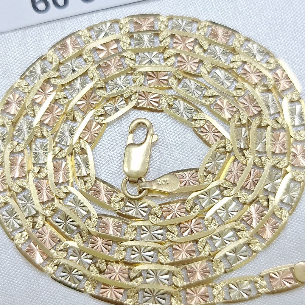 CADENA ORO, ORO COMBINADO 14 K 12.8 GRMS (SEMINUEVO)