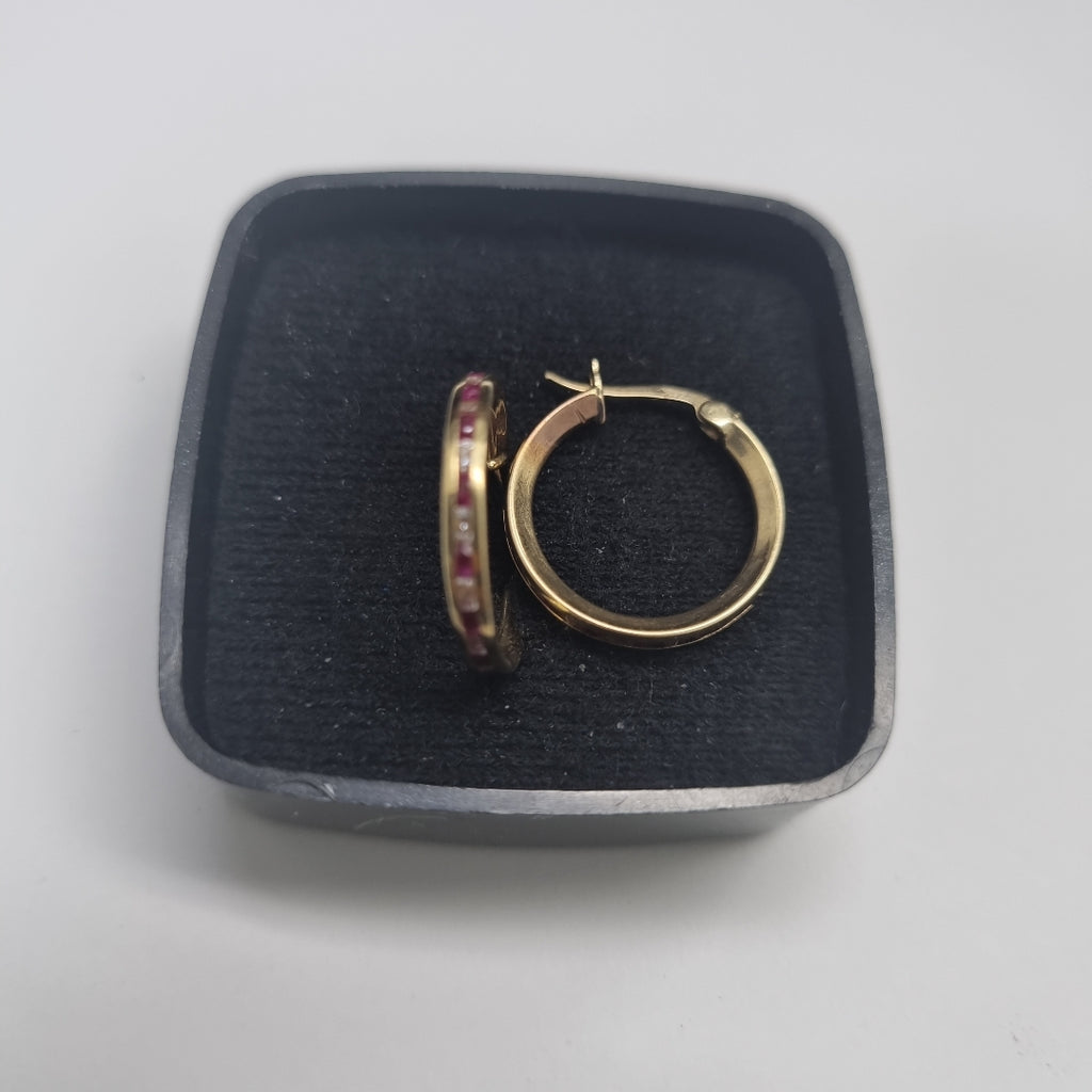 ARRACADAS PAR ORO 10 K 1.4 GRMS (SEMINUEVO)