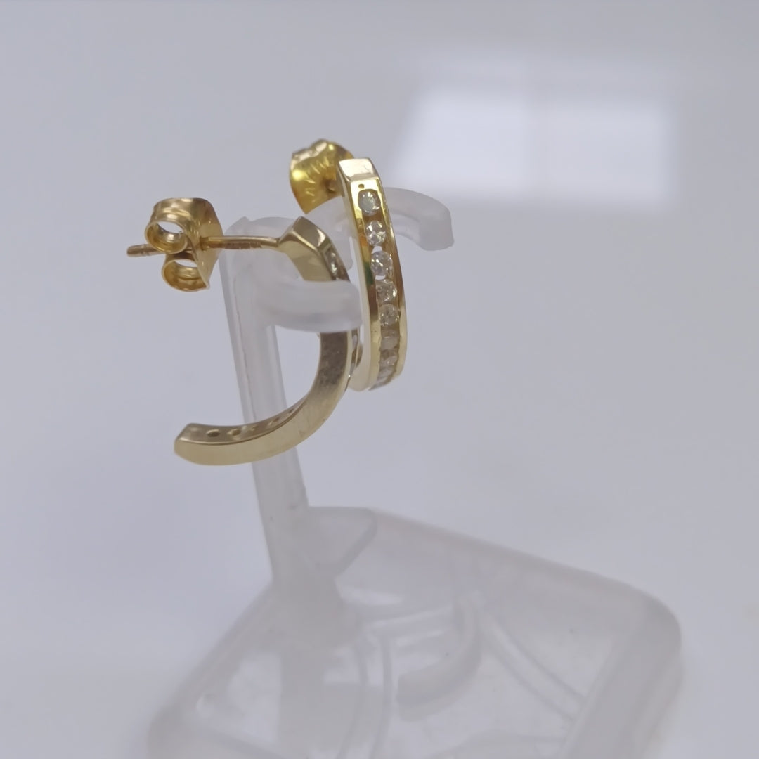 BROQUELES PAR ORO 14 K 2.3 GRMS (SEMINUEVO)