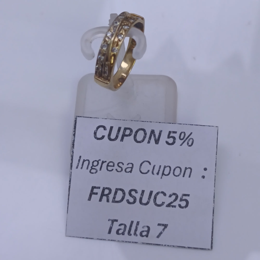 ANILLITO ORO 14 K 3.4 GRMS (SEMINUEVO)