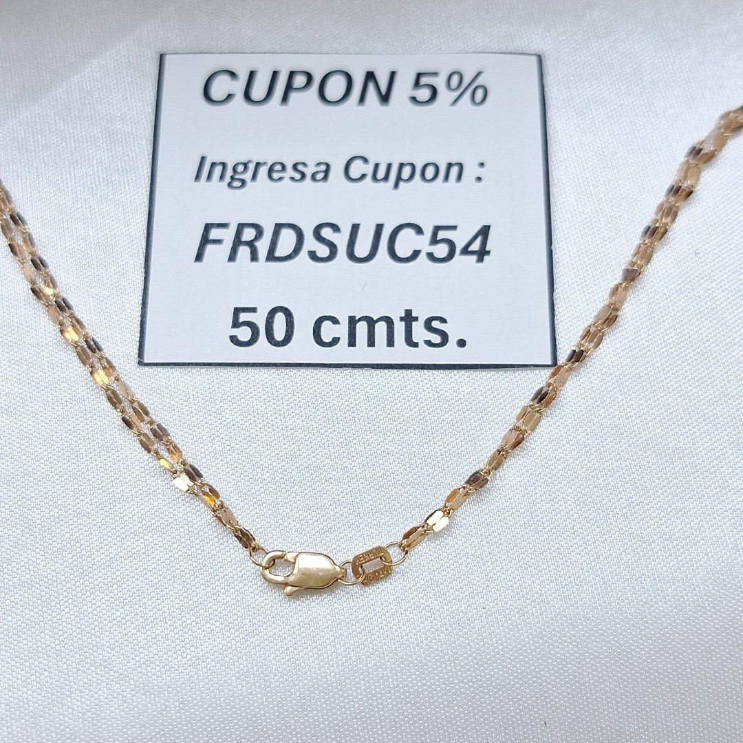 CADENA ORO 14 K 2,80 GRMS (SEMINUEVO)