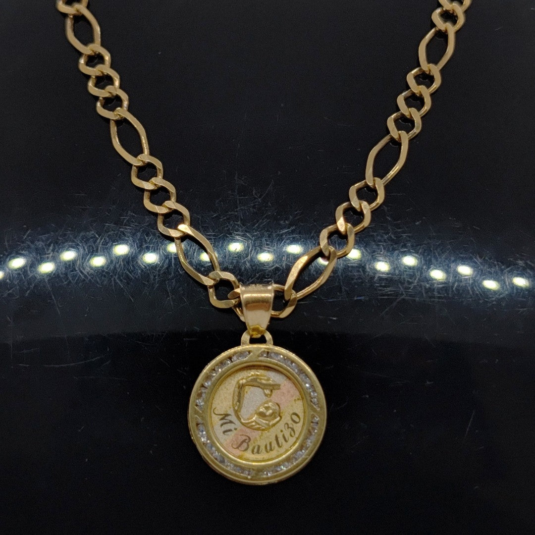 CADENA, DIJE ORO 10 K 7.4 GRMS (SEMINUEVO)