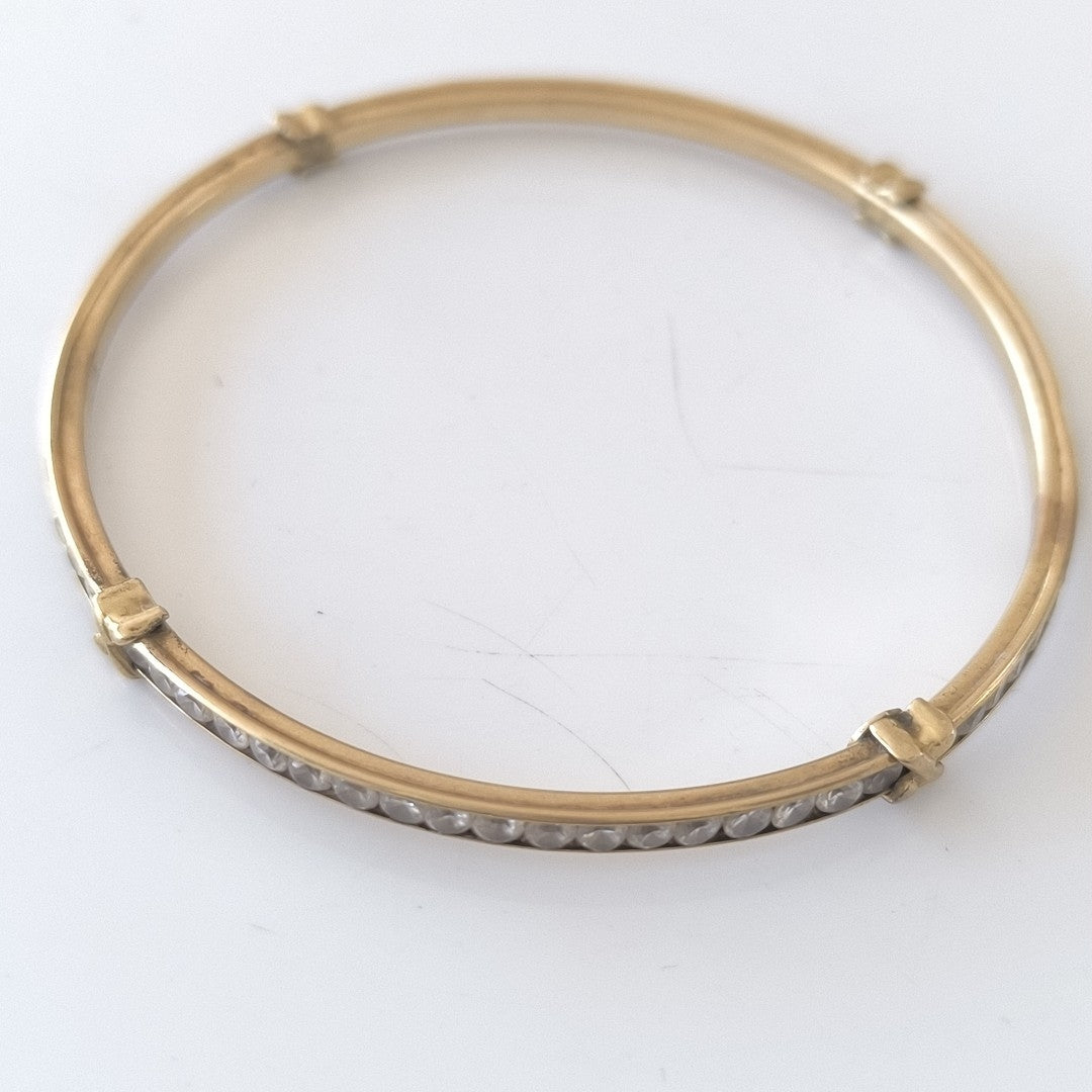 PULSERA RIGIDA ORO 10 K 8.5 GRMS (SEMINUEVO)