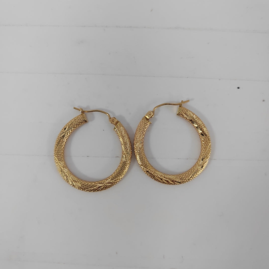 ARRACADAS PAR ORO 14 K 2.5 GRMS (SEMINUEVO)