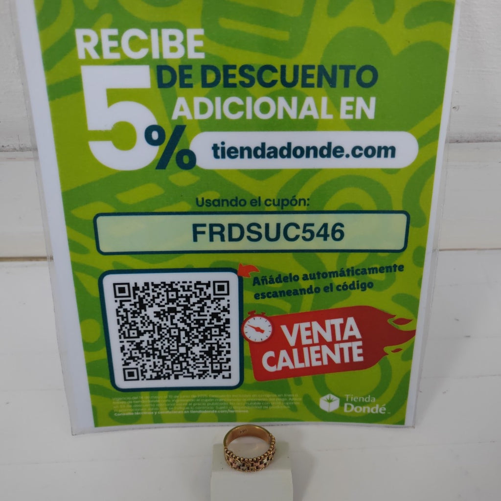 ANILLITO ORO 14 K 4.9 GRMS (SEMINUEVO)