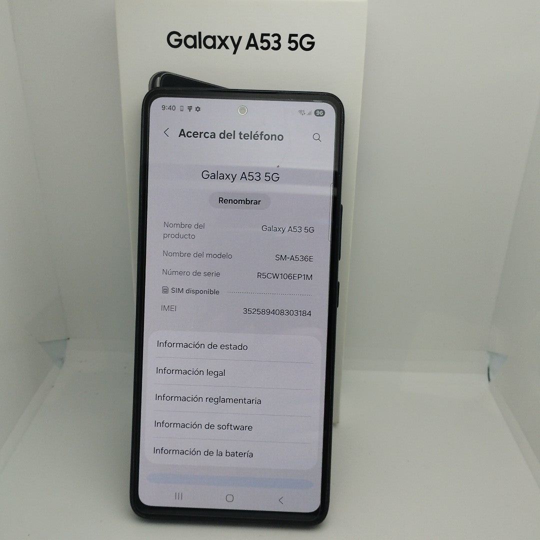 CELULAR SAMSUNG GALAXY A53 5G SM-A536E 128 GB 8 GB RAM (SEMINUEVO)