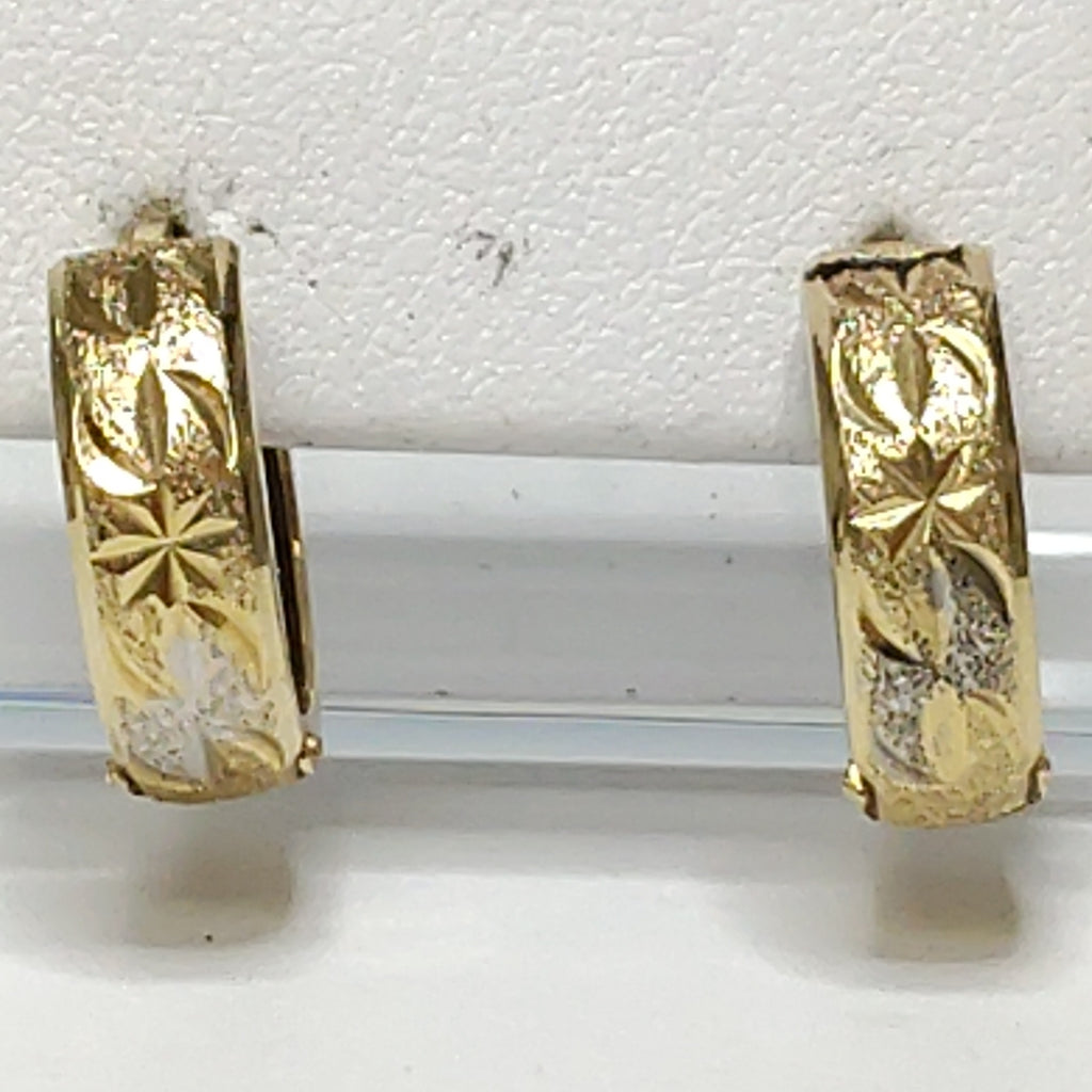 ARRACADAS PAR ORO 10 K 2 GRMS (SEMINUEVO)