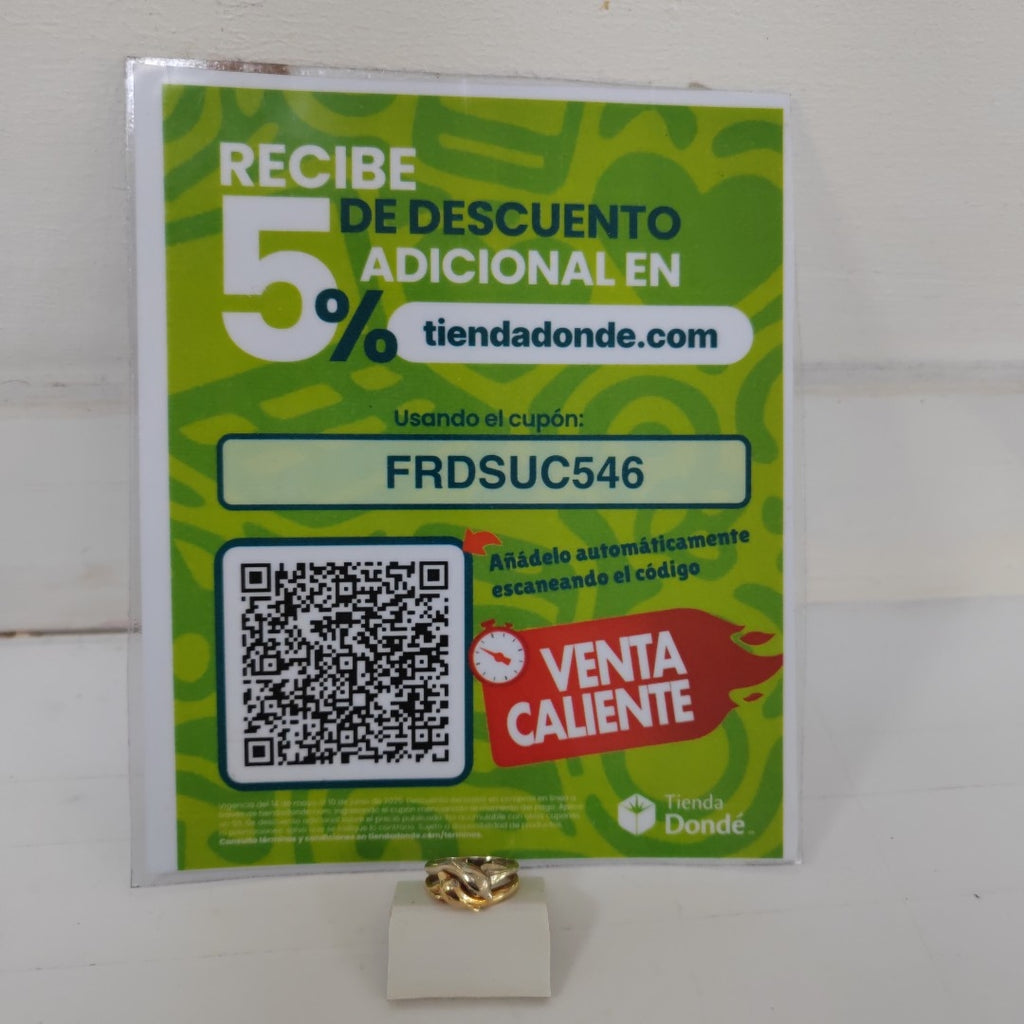 ANILLITO ORO 14 K 3.1 GRMS (SEMINUEVO)