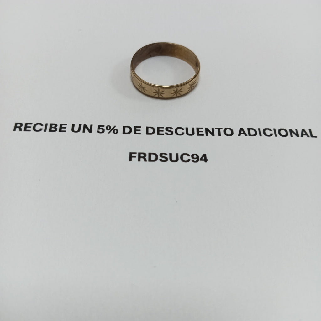 ARGOLLA ORO 8 K 1.6 GRMS (SEMINUEVO)