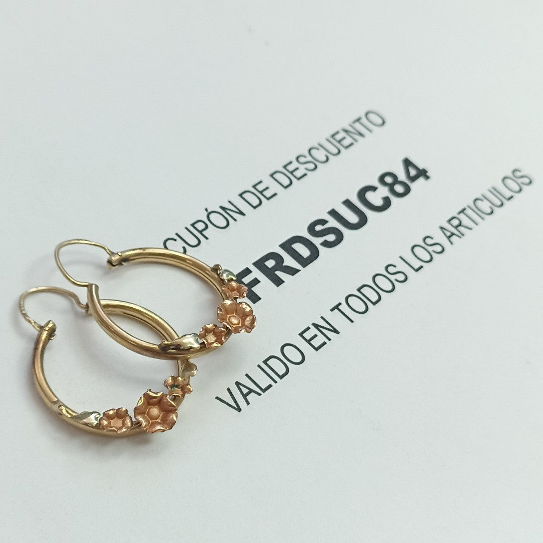 ARRACADAS PAR ORO 8 K 4 GRMS (SEMINUEVO)