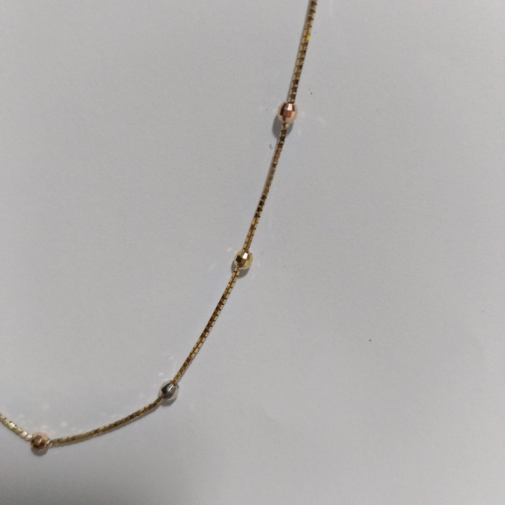 GARGANTILLA ORO, ORO COMBINADO 10 K 1 GRMS (SEMINUEVO)