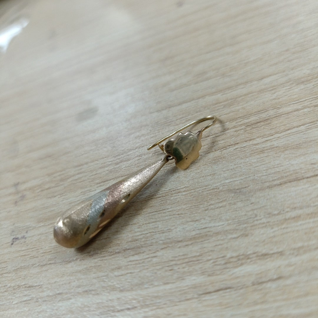 ARETES PAR ORO 10 K 2.9 GRMS (SEMINUEVO)