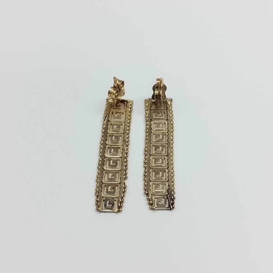 BROQUELES PAR ORO 14 K 3,00 GRMS (SEMINUEVO)