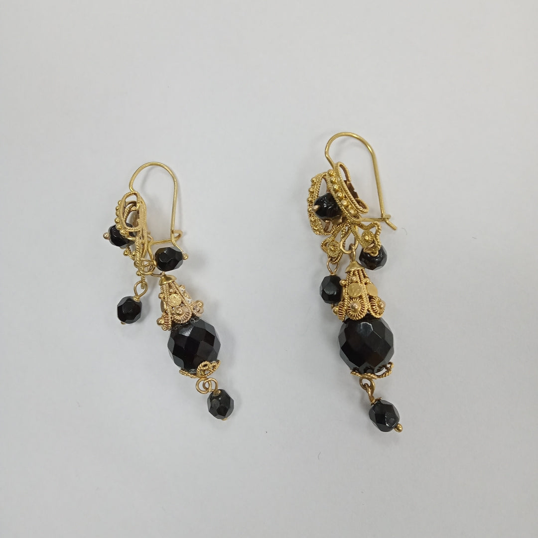 ARETES PAR ORO 10 K 9,30 GRMS (SEMINUEVO)