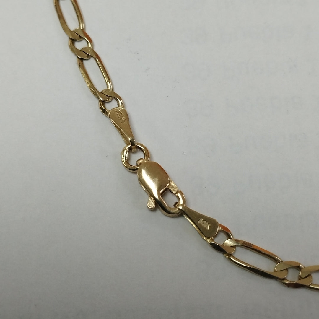 CADENAS 1X1 ORO 14K 55 CM 7.5 GR (NUEVO)