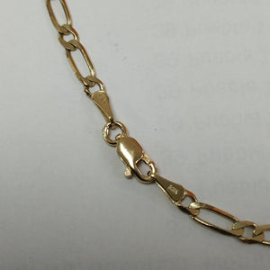 CADENAS 1X1 ORO 14K 55 CM 7.5 GR (NUEVO)
