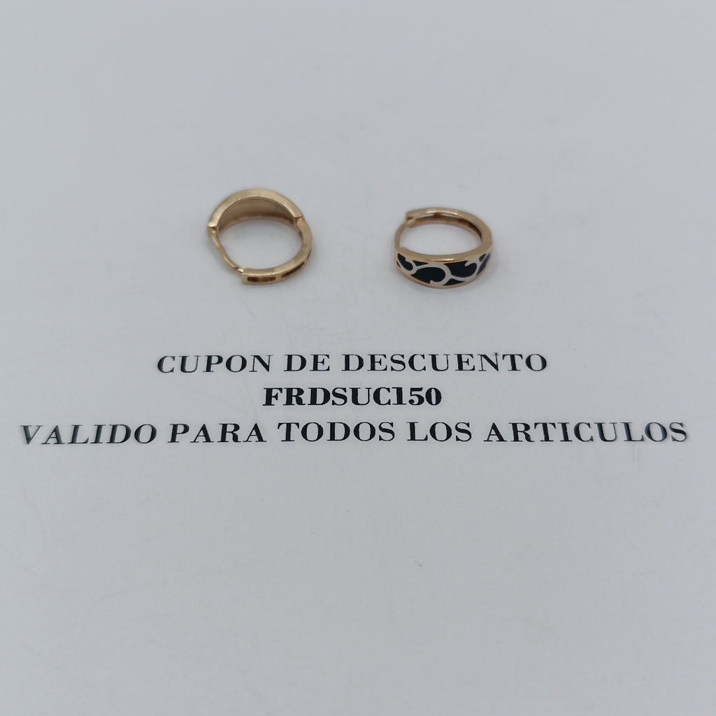 ARETES PAR ORO 14 K 2,30 GRMS (SEMINUEVO)