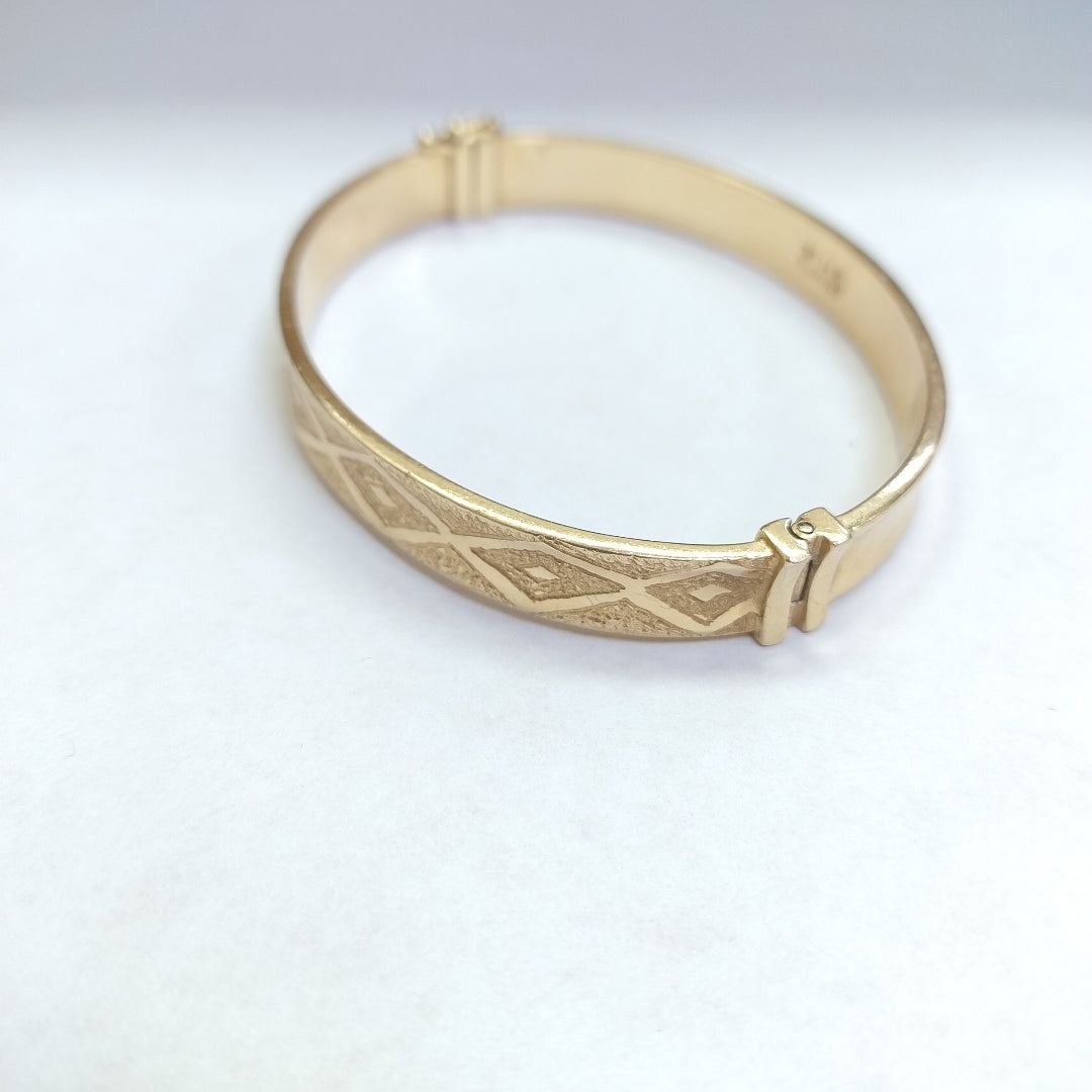 PULSERA RIGIDA ORO 14 K 11.8 GRMS (SEMINUEVO)