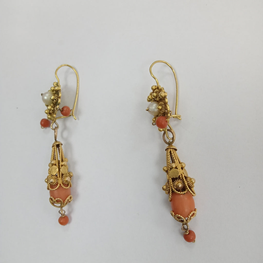 ARETES PAR ORO 10 K 8,00 GRMS (SEMINUEVO)